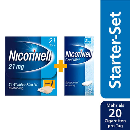Nicotinell 21 mg / 24-hour nicotine patch, 21 patches: Strong patch strength. The Nicotinell nicotine patch with Steady-Flow technology helps. Nicotine patches. Quit smoking. Quit smoking.