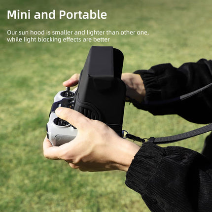 Taoke RC Silicone Sunshade Foldable Sun Visor for D-JI RC Mavic Mini 3 and Mini 3 Pro Remote Control
