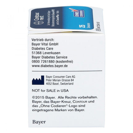 Contour next Sensor Test Strips, 1 x 25 strips