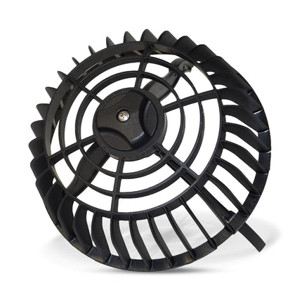 Leaf catcher and gravel catcher with rotating mechanism - Prevents pipe blockages - Individually adjustable from 70-200mm - Drain protection for flat roofs and garages