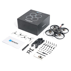 BETAFPV Pavo Femto Brushless Quadcopter, 2S Pocket Drone with HD VTX Bracket for DJI O4 Air Unit, F4 2-3S 20A FC, 1102 | 14000KV Motor, for Flying Smooth Aerial Photography Freestyle Flight