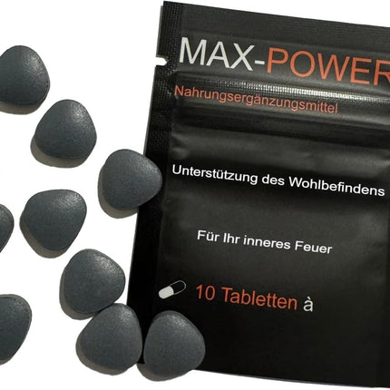 10 Black Tablets, the Original, Intense Dietary Supplement for Women &amp; Men, Boost Tablets, Very Intense