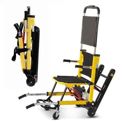 Generic Electric Stairlifts for Elderly, Manual Stair Climbing Wheelchair for Elderly with Disabilities, Folding Lightweight Evacuation Stairlift Chair Wheelchair