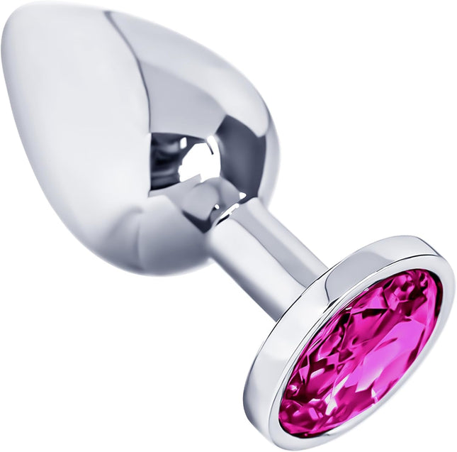 Cacuola Anal Plug Set Anal Plug for Women, Anal Plug for Women Men, Sex Toys for Women Men, Small Butt Plug Butt Plug Erotic Sex Toys, Metal Anal Plugs with Crystal Beginners