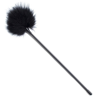 BDSMAGE 2-Piece BDSM Set, 1 Piece 11.8-Inch Leather Riding Crop † 1 Piece Long Soft Feather Tickler, Sexy Toy Role Play Flirting Game, Spanking Paddle for Adults, Sex Games for Couples