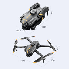 Drone with Camera for Adults, 1080P HD FPV Camera, Drone for Beginners with Altitude Hold, One Key Landing, 4 Way Obstacle Avoidance, Speed ​​Adjustment, Headless Mode, 3D Flips