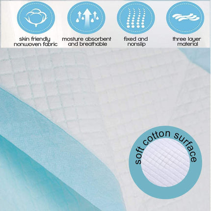 Disposable incontinence pads for people with bladder weakness | 10 pieces | Hygiene pads for newborns | Adults, the elderly, pets | 6-ply absorbent incontinence pads 60x90 cm