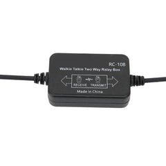 ciciglow K-Head Repeater Box, RC-108 Simple Walkie-Talkie Two-Way Relay Box Adults, Black