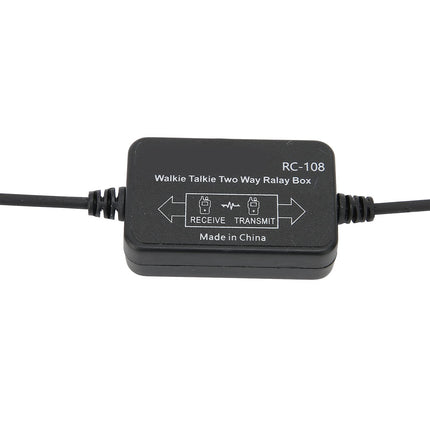 ciciglow K-Head Repeater Box, RC-108 Simple Walkie-Talkie Two-Way Relay Box Adults, Black