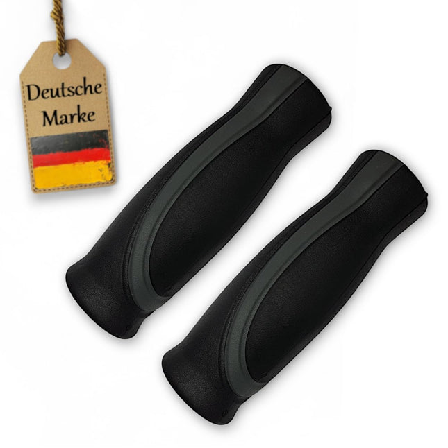 2x Handle for Rollator, 110x22 mm from FabaCare, ergonomically shaped, replacement handles, rollator handle, rollator holder, universal, right and left, hand grip for mobility aid