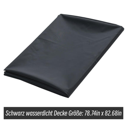 YUZHO Waterproof blanket for sex Love blanket waterproof Erotic bed sheet Latex bedding set BDSM toys hard Sex games Black waterproof blanket Size 78.74in x 82.68in