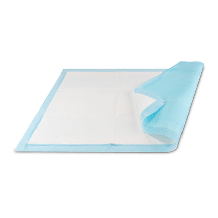 Sensalou Incontinence Bed Pad Disposable 60 x 90 cm Blue - 50 Pieces Disposable Bed Pads Waterproof