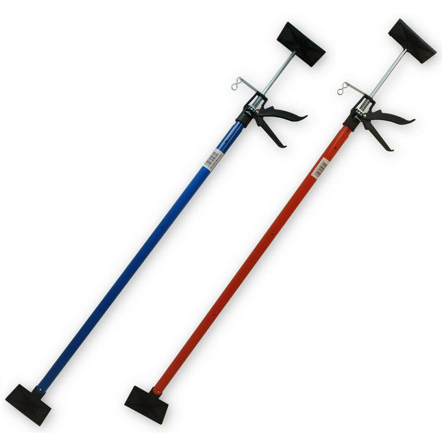 Mounting support ceiling support telescopic support one-hand support frame clamp 115-290cm 30 kg load capacity (10 pcs., BLUE)