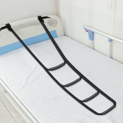 Bed ladder aid for pulling up the bed, rope ladder, bed aid belt with handle, adjustable sit-up aid, safety handles on the bed for patient recovery