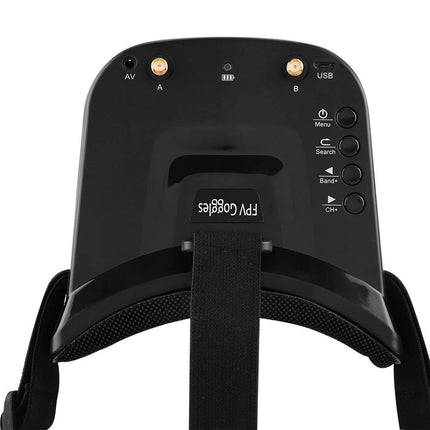 Germerse FPV Goggles, FPV RC Drone Goggles, 5.8G 40CH RC FPV Goggles 1200mAh Battery FPV Goggles for FPV Quadcopter Drones