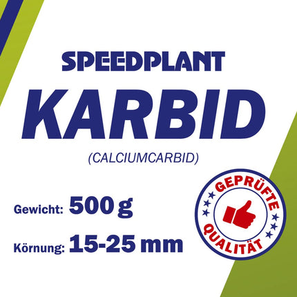 SPEEDPLANT Carbide 1kg (2x 500g) - Carbide Kabit Kabitt karbitt Carbide Carbide Large Solid Stones Grain Size 15-25mm - 2 Cans