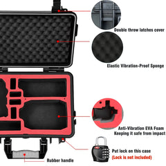 LEKUFEE Waterproof Case for DJI Mini 4K, DJI Mini 2 SE, DJI Mini 2 Combo or DJI Mini SE, DJI Mavic Mini (Case Only)