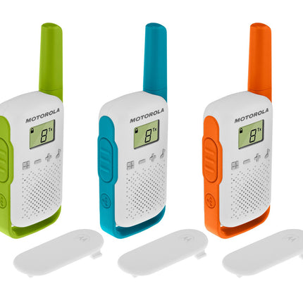 Motorola Talkabout T42 Triple PMR Radios (Set of 3, PMR446, 16 channels, range 4 km)