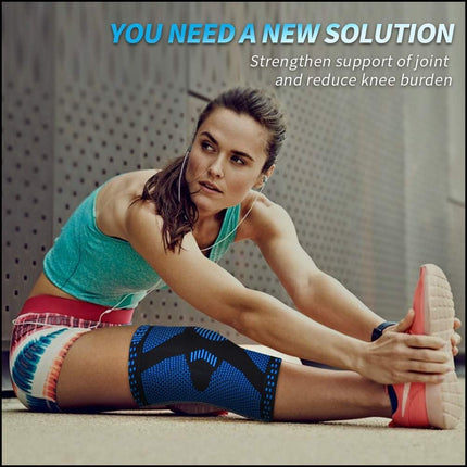 NEENCA Knee Support, Compressed Knee Brace with Patella Gel Pads &amp; Spring Side Stabilizers, Medical Knee Protector for Running, Meniscus Tear, Arthritis, Joint Pain Relief, ACL, Recovery