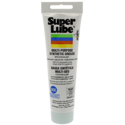 Super Lube 21030 Synthetic Grease (NLGI 2), 3 oz Tube by Super Lube