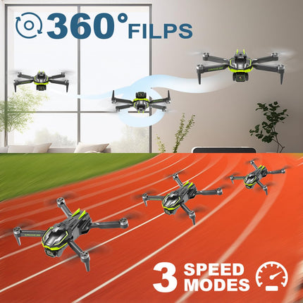 Drone with 1080P Camera for Kids and Adults with Brushless Motor, Foldable Quadcopter with WiFi Transmission, 35 mins Long Flight Time, Beginner Drone Toy Gifts for Boys Girls