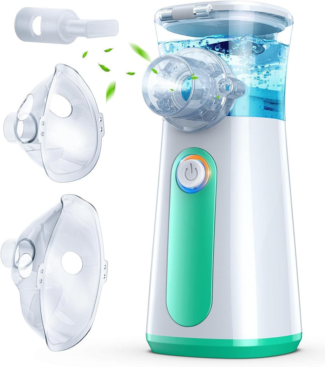 Inhaler, Portable Inhaler for Adults and Children, 30dB Quiet Inhaler Set 3 Speeds, USB Rechargeable Inhaler 2H Long Runtime