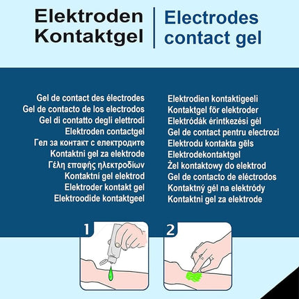 Electrode Contact Gel 250g - Improves conductivity of used TENS EMS electrode pads - Ideal accessory for TENS devices &amp; EMS trainers - axion