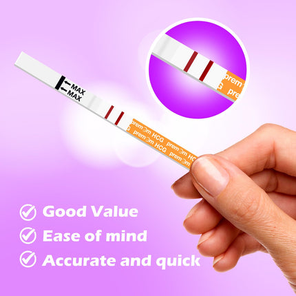 Premom 30 x Pregnancy Test Early Test Ultra-sensitive early pregnancy test: Pregnancy Test 10 mIU/ml - Early detection of pregnancy in 3 minutes - Value pack 30 SST early test
