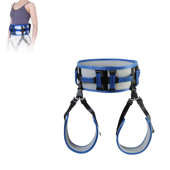 AIRM HEALTH Patient Transfer Belt Soft Nylon Leg Loops Paralyzed Persons Body Lifting Aids Patient Lifting Belt Auxiliary Belt Non-Slip Transfer Auxiliary Belt for Rehabilitation