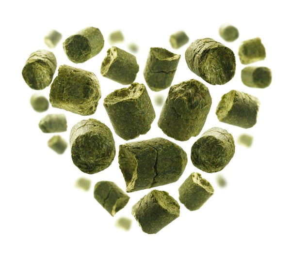 Brewferm 100g Simcoe hop pellets for brewing beer, alpha acid content 13.4% - Best aroma hops with great citrus notes - complex tropical fruitiness - home brewer