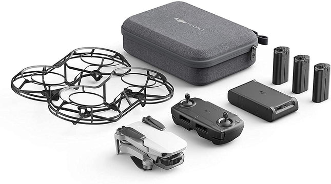DJI Mavic Mini Combo (EU) – Drone and Accessory Kit, lightweight and portable, flight time: 30 min, transmission distance: 4 km, HD video transmission, 3-axis gimbal, 12 MP, HD video 2.7 K