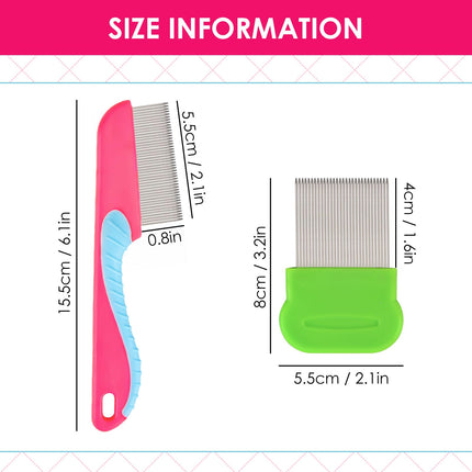 Lice comb, nit comb, metal human lice comb, nit comb extra fine, flea comb, lice remedy, flea combs, nit comb safely removes lice from extra fine for baby, children, adults and pets