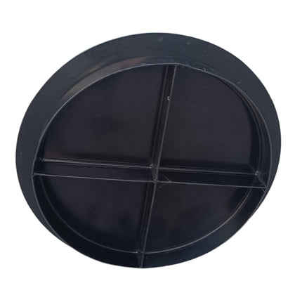 Varile manhole cover for DN1000 KG pipe 115cm - 200kg load capacity | universal manhole cover made of plastic | cistern cover (black)