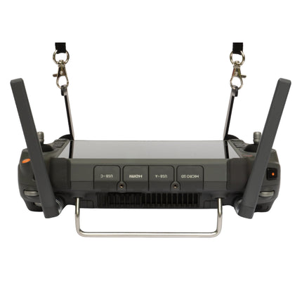 Robotics - Shoulder strap for DJI RC Plus controller, non-slip horizontal suspension, quick-mounting, black anodized, aluminum