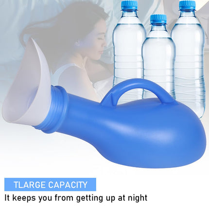 Urine bottles 1000ML urine bottle for men women portable pee bottle urine bottle holder with lid unisex urine bottle urine collection container for on the go and at home