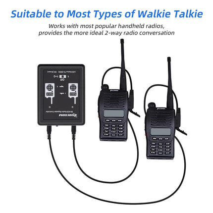 Gam3Gear Surecom SR-629 2 in 1 Duplex Crossband Radio Repeater Controller with Radio Cable for Walkie Talkies