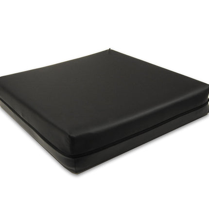 PEPE Mobility - Anti-decubitus wheelchair seat cushion (42 x 42 x 8 cm), orthopedic, memory foam, decubitus, black - Made in Europe