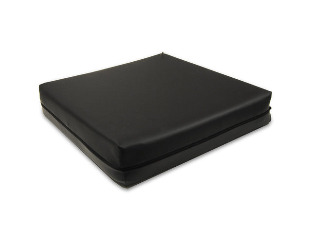PEPE Mobility - Anti-decubitus wheelchair seat cushion (42 x 42 x 8 cm), orthopedic, memory foam, decubitus, black - Made in Europe