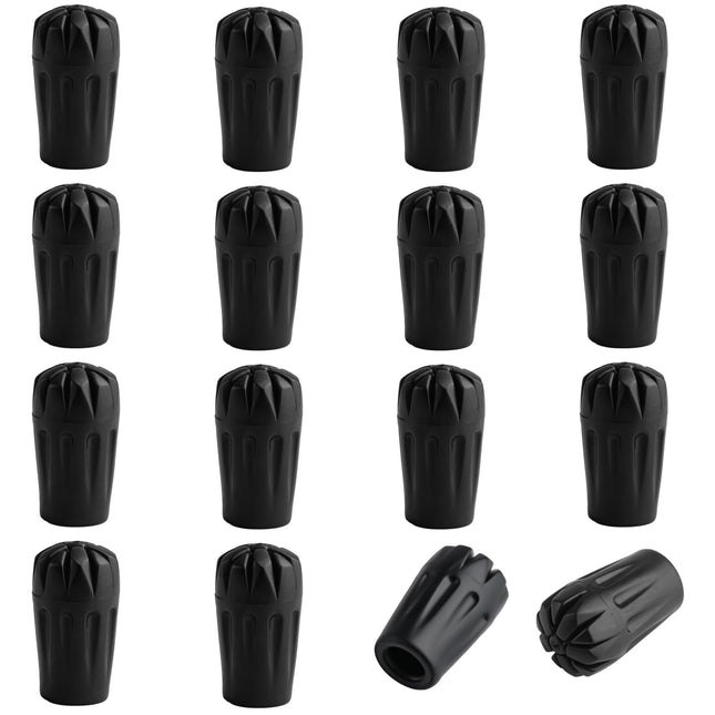 16 pcs Trekking Pole Bumpers, Trekking Pole Tips, Trekking Pole Shock Absorbers, Trekking Poles, Asphalt Mountains, Trekking Plug Accessories
