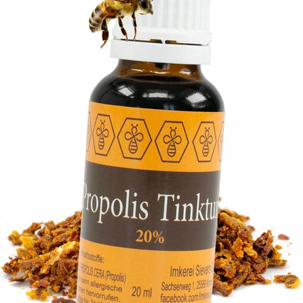Nordbienchen® 20ml Propolis Tincture with 20% Propolis from our own beekeeping – Bee Propolis extract in the best beekeeping quality – No additives