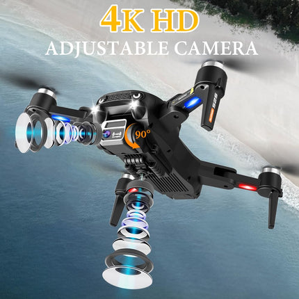 OBEST Drone with 4K Camera, Brushless Motor Drone, FPV Foldable Quadcopter Drone with 360° Active Obstacle Avoidance, Kids Adults Toys &amp; Gifts