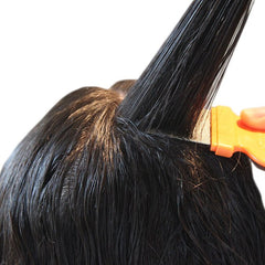 Original 3-in-1 Lausinator with box, including 2 hair clips | Lice comb and nit comb for children and adults made of metal