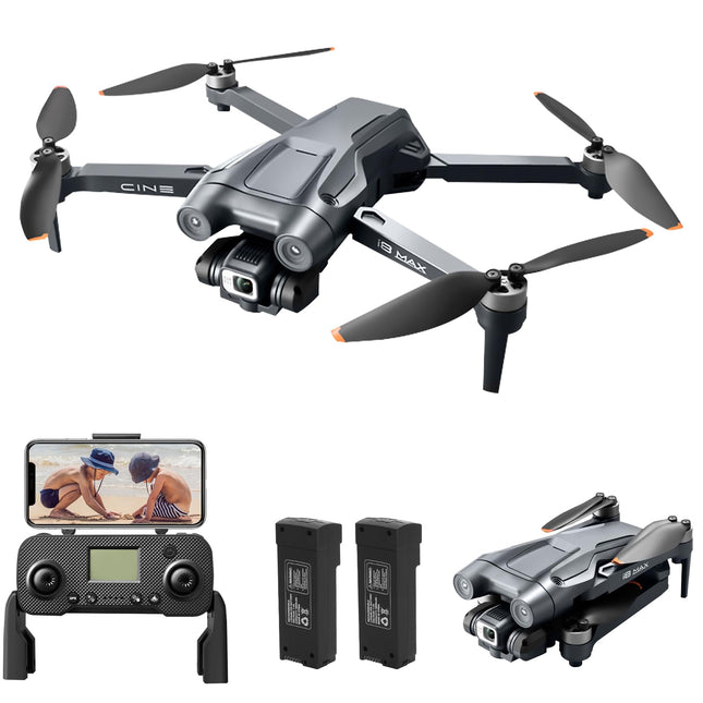 MINGPINHUIUS GPS Drone with 4K HD Camera, RC Quadcopter with Auto Return, 5G WiFi Image Transmission, 50 Min. Long Flight Time, with Brushless Motor, Altitude Hold Headless Mode