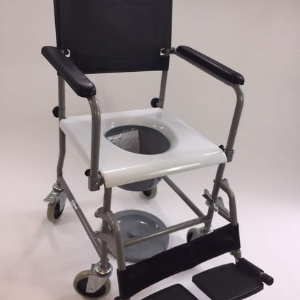 Mobile commode chair TSF from Trendmobil on wheels NEW for professional care commode chair