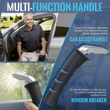 Milifox car exit aid, car assistant support handle for seniors, entry aid car handle for getting out, support handle easy exit exit aid for seniors