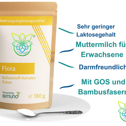 VITARAGNA Bimuno Flora Fiber Complex with GOS as powder - breast milk also for adults, for the intestinal flora and intestinal bacteria, 180g