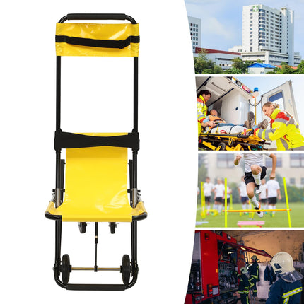 Manual Lift Stair Chair, Foldable Stair Lifts Portable Evacuation Chair for Daily Transfer - Sturdy Construction - Manual Lift Stair Chair
