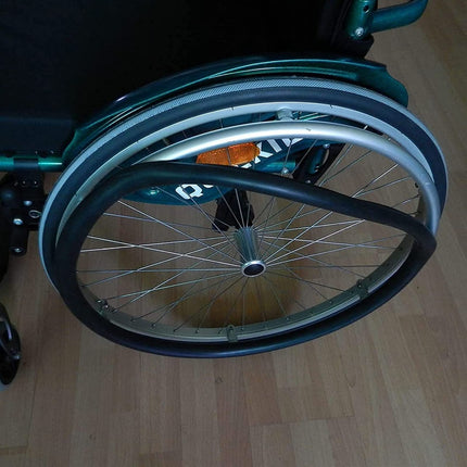 JKLAND Wheelchair Hand Rim Covers, Wheelchair Hand Rim Covers, Hand Rim Protective Covers, 1 Pair of Non-Slip Wear-Resistant Hand Rear Wheel Ring Protector (Color : A)