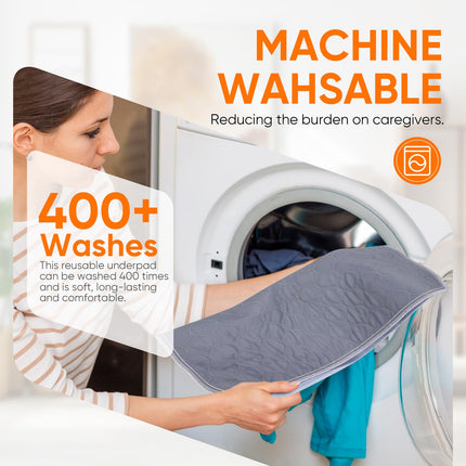 HUNAIGEE waterproof incontinence seat cover, incontinence chair cover, washable seat cover for incontinence with anti-slip backing, 54 x 56 cm, pack of 4