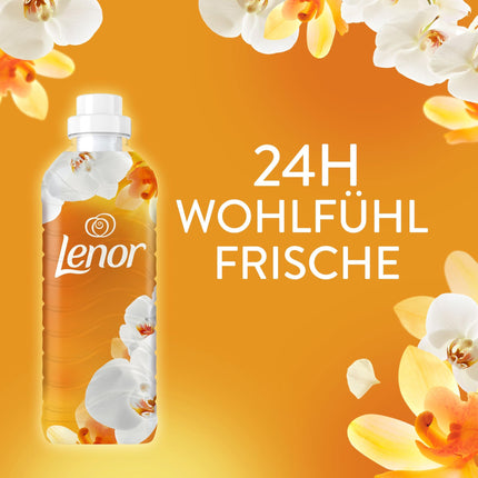 Lenor Fabric Softener 36 Loads, Golden Orchid, 24-Hour Freshly Showered Feel, With Active Odor Control